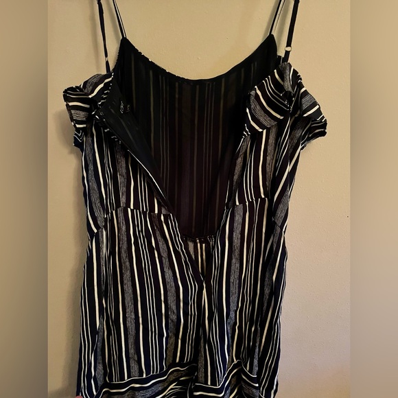 NWT Ann Taylor Loft navy blue jumpsuit size 4 - Picture 4 of 8